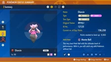 Ultra Shiny 6IV XXXL Pokemon Center Diancie Event Pokemon Scarlet/Violet Home