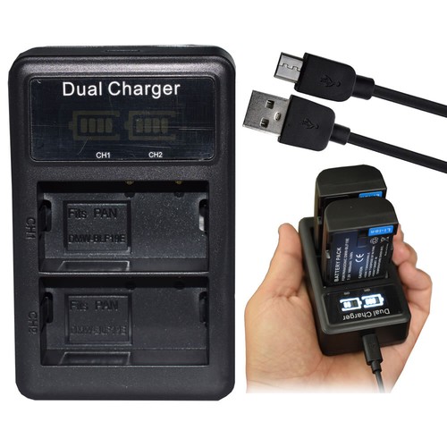 2 Battery+Usb Charger for Sigma BP-61 SD Quattro SDQ SD Quattro H Camera 1860mAH - Picture 7 of 11