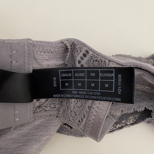 Heidi Klum Womens Medium Natural Lift Bra Heather Mist Adjustable Strap NWT - Picture 8 of 10