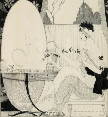 Mirror Mirror : Paul Iribe : 1918 : Art Print