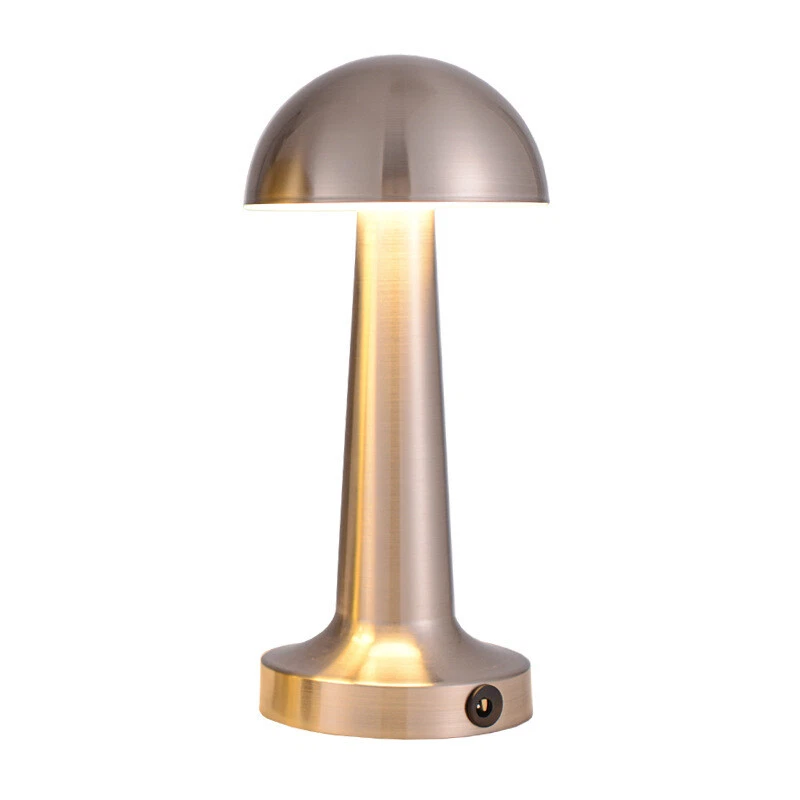 Luz de mesa LED regulável sensor de toque mesa cabeceira lâmpada de leitura USB recarregável - Imagem 4 de 4