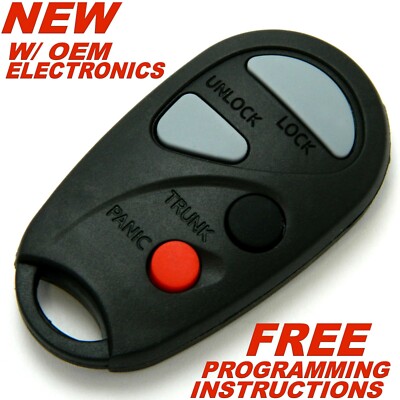 OEM ELECTRONIC 4 BUTTON REMOTE KEY FOB FOR 2000-2004 NISSAN SENTRA 