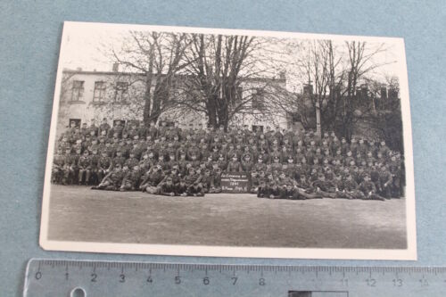 Foto Photo KS WW2 Portrait 1941 2 Kompanie FMA 6 Gruppenfoto Eisenbahn Maschinen