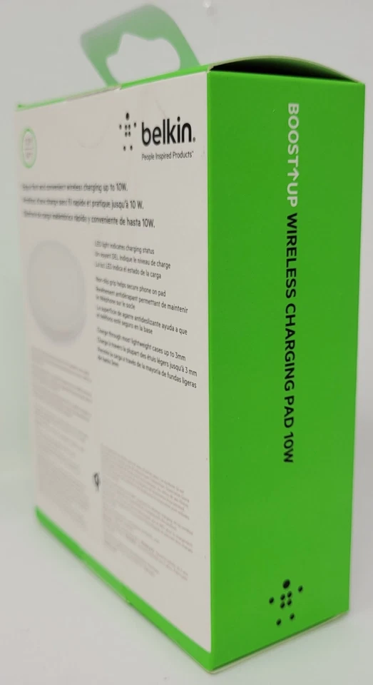 Almohadilla de carga inalámbrica rápida Belkin BOOST UP 10W para iPhone/Android, certificado Qi Foto 4 de 4