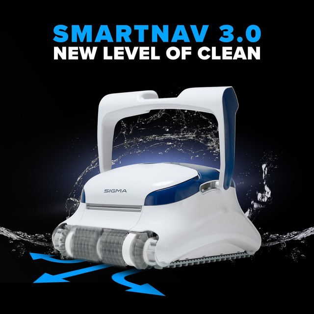 Dolphin Sigma Robotic Pool Cleaner with Bluetooth and Massive TopLoad