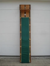 Local pick up  -  Vtg Wood Adirondack Peters Toboggan Snow Sled w/ Pad 8ft X 18”