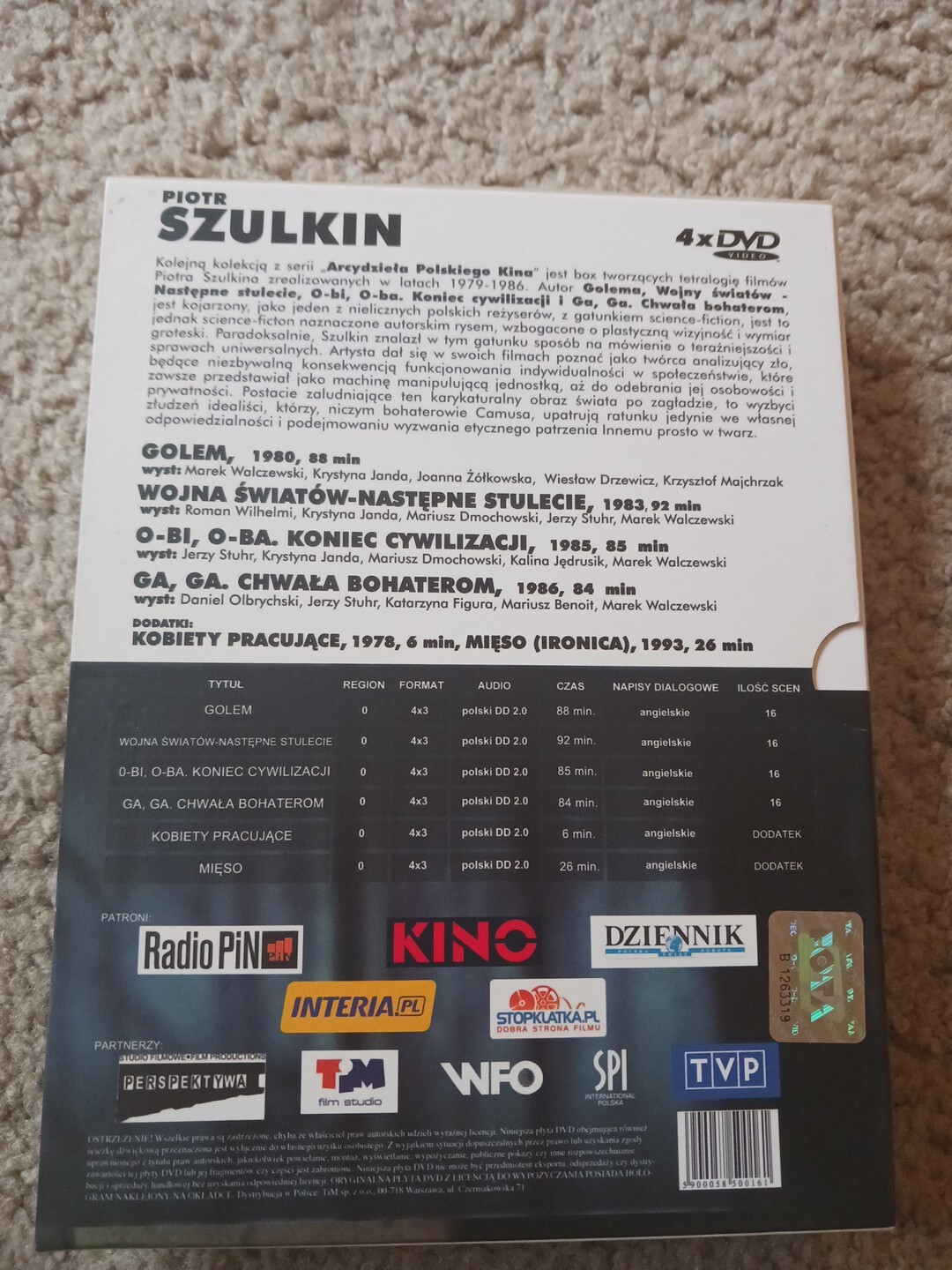 Piotr Szulkin&rsquo;s Apocalypse Tetralogy Polish DVD Box Set OOP