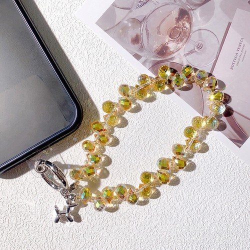 Fashion Glitter Phone Lanyard High-end Luxury Exquisite Hand Beaded Wrist Cha Wa - 第 30/34 張圖片