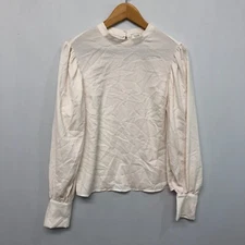 Rachel Zoe Women Long Sleeve Blouse Top Shirt Size Medium Polyester M187 -28