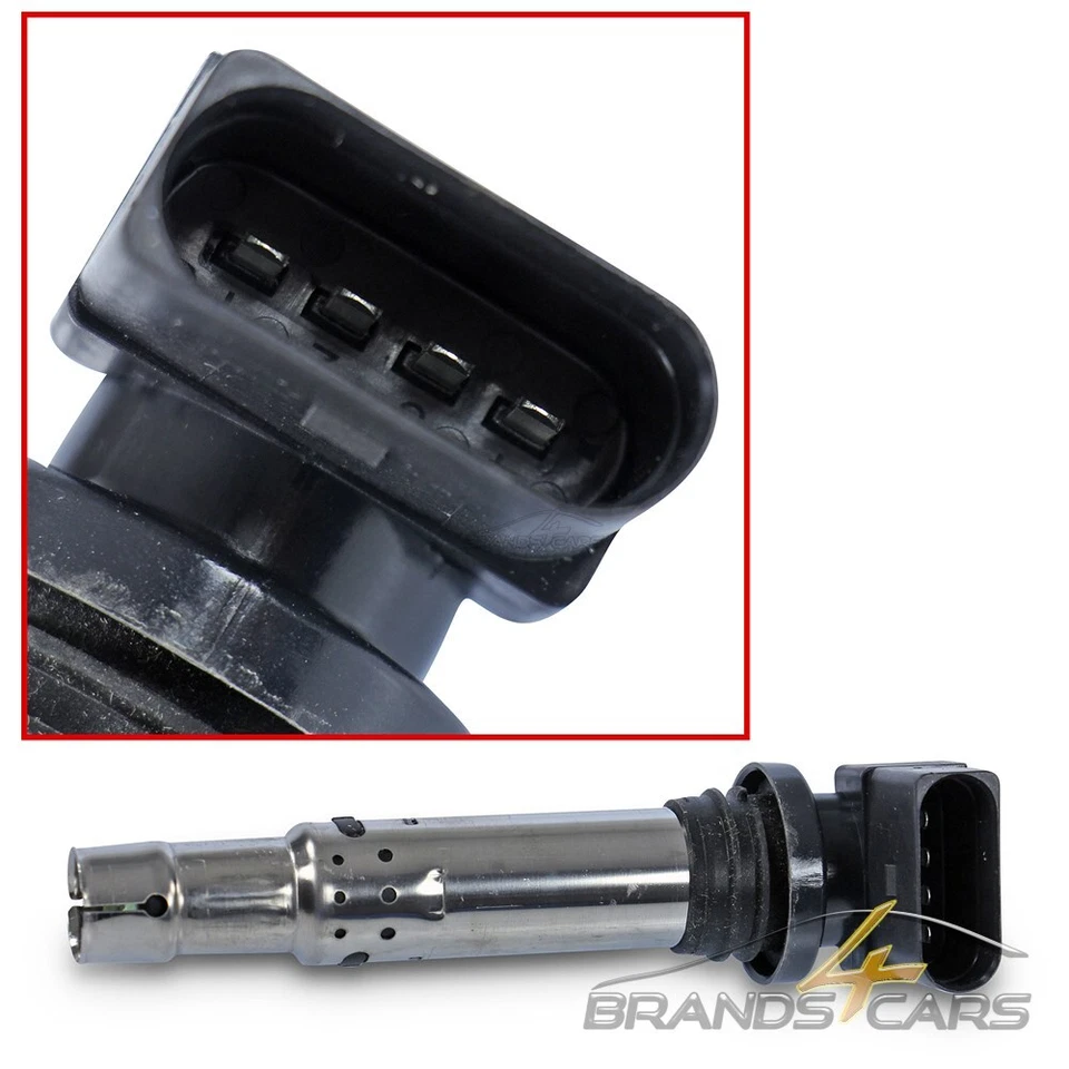 4x NGK ZÜNDSPULE FÜR AUDI A3 SEAT IBIZA SKODA FABIA VW GOLF 4 5 6 PASSAT TOURAN - Bild 2 von 4