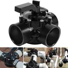 4717 3-Port 2 to 2-1/2-in Positive Seal NeverLube Valve for 2" & 2-1/2" PVC Pipe