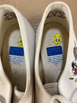New Vintage 80s 90s Looney Tunes Tweety Bird Women's Keds