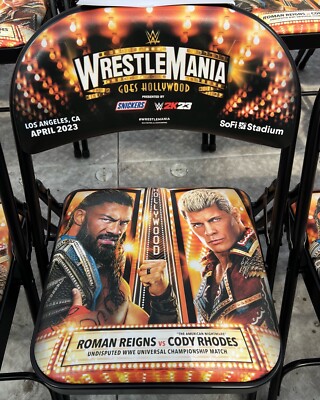 WWE WrestleMania 23 特別リングサイド パイプ椅子 WWE WrestleMania 23 特別リングサイド パイプ椅子