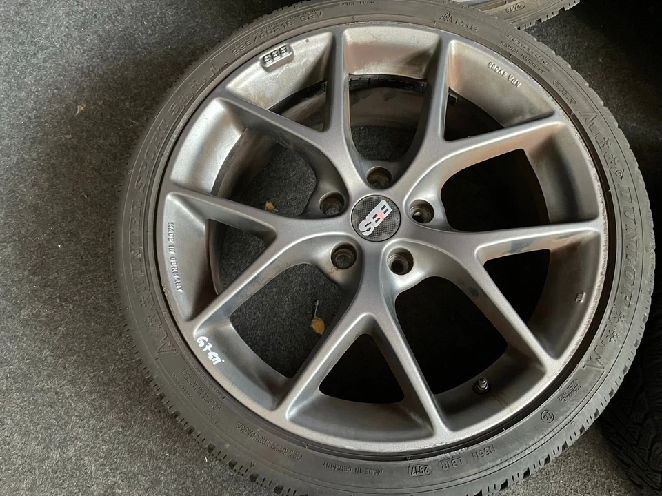 18" BBS Alufelgen Winterreifen 225 40 8x18 ET35 VW Golf 7 GTI 5x112 KBA 49585 - Bild 4 von 4