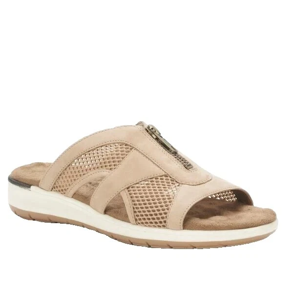 Sandalias de cuna lisas para caminar para mujer