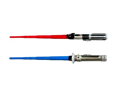 Retractable Light Saber Cosplay Star Wars Good Used Condition 30-1/2  L Extended