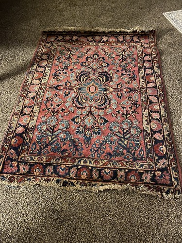 Vintage 1930’s Persian Small Rug Rare!