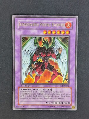 Elementarheld Phoenix Enforcer EOJ-DE032 1st Ultra Rare DE NM YUGIOH