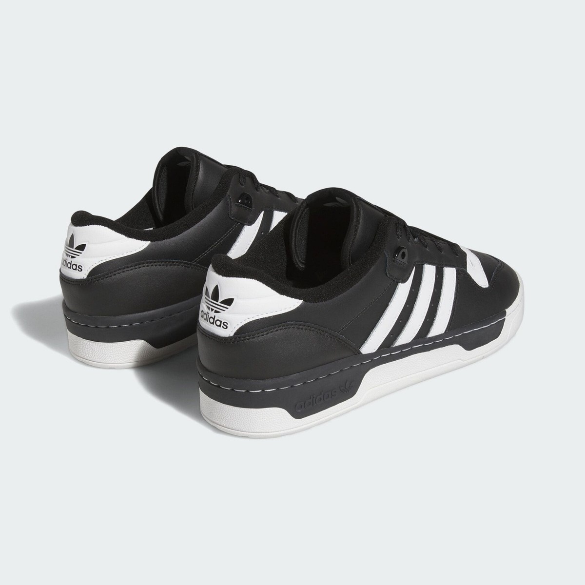 adidas Originals Rivalry Low Core Black White FZ6327 Men's adidas Originals Rivalry Low Core Black White FZ6327 Men's