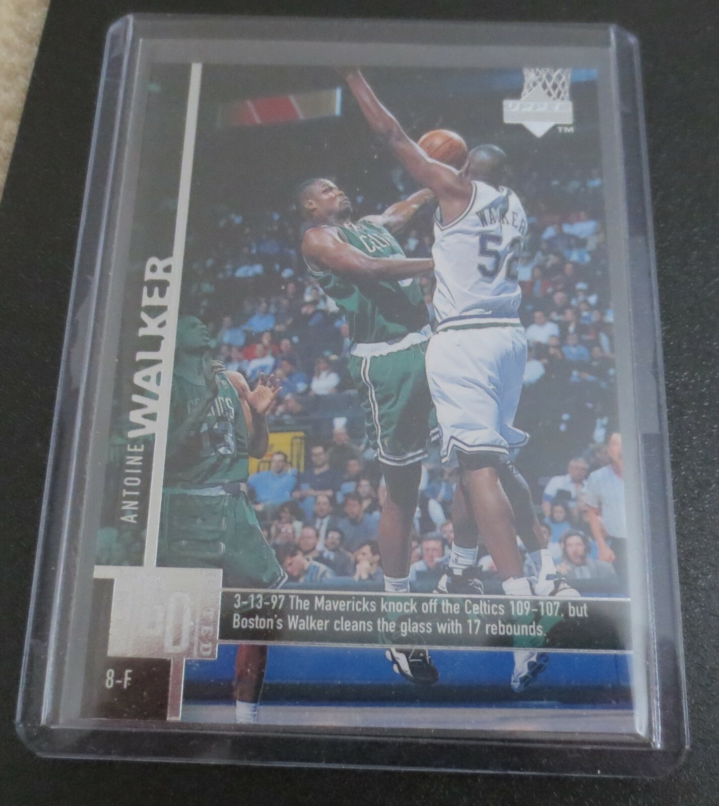 Antoine Walker – 1997/98 Upper Deck Game Dated #6 Memorable Moments Celtics