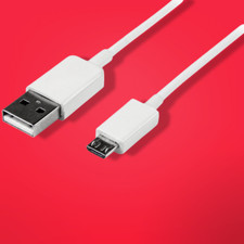 0.5m White Micro USB Cable USB 2.0 A to Micro B Charging Data Cable