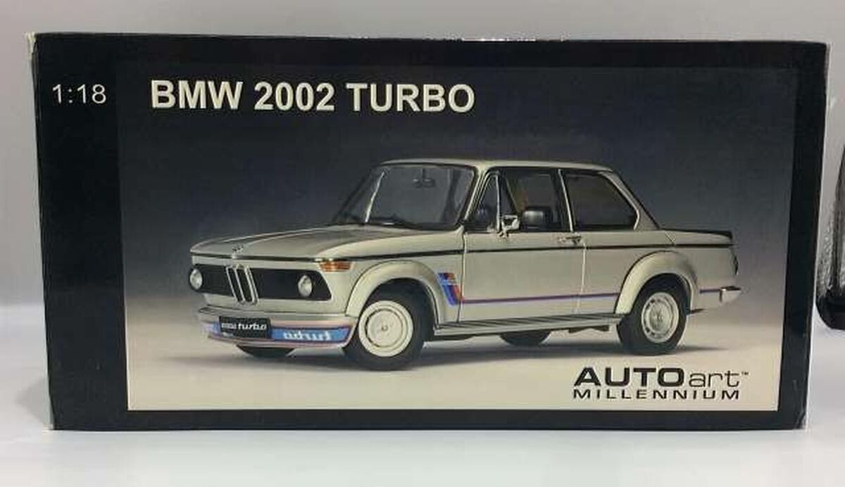1/18 AUTOart BMW 2002 Turbo Silver w/ Box From Japan Model 1/18 AUTOart BMW 2002 Turbo Silver w/ Box From Japan Model
