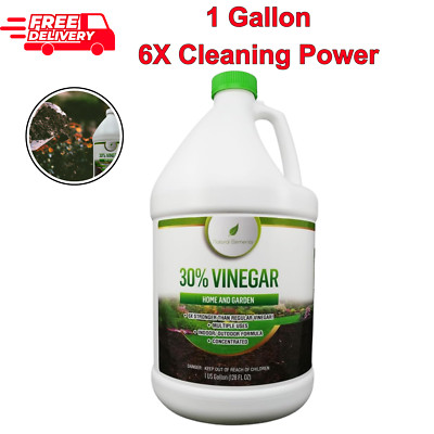 Industrial-Strength 30% Vinegar Cleaner,6X Cleaning Power,Multi-Purpose,1 Gallon