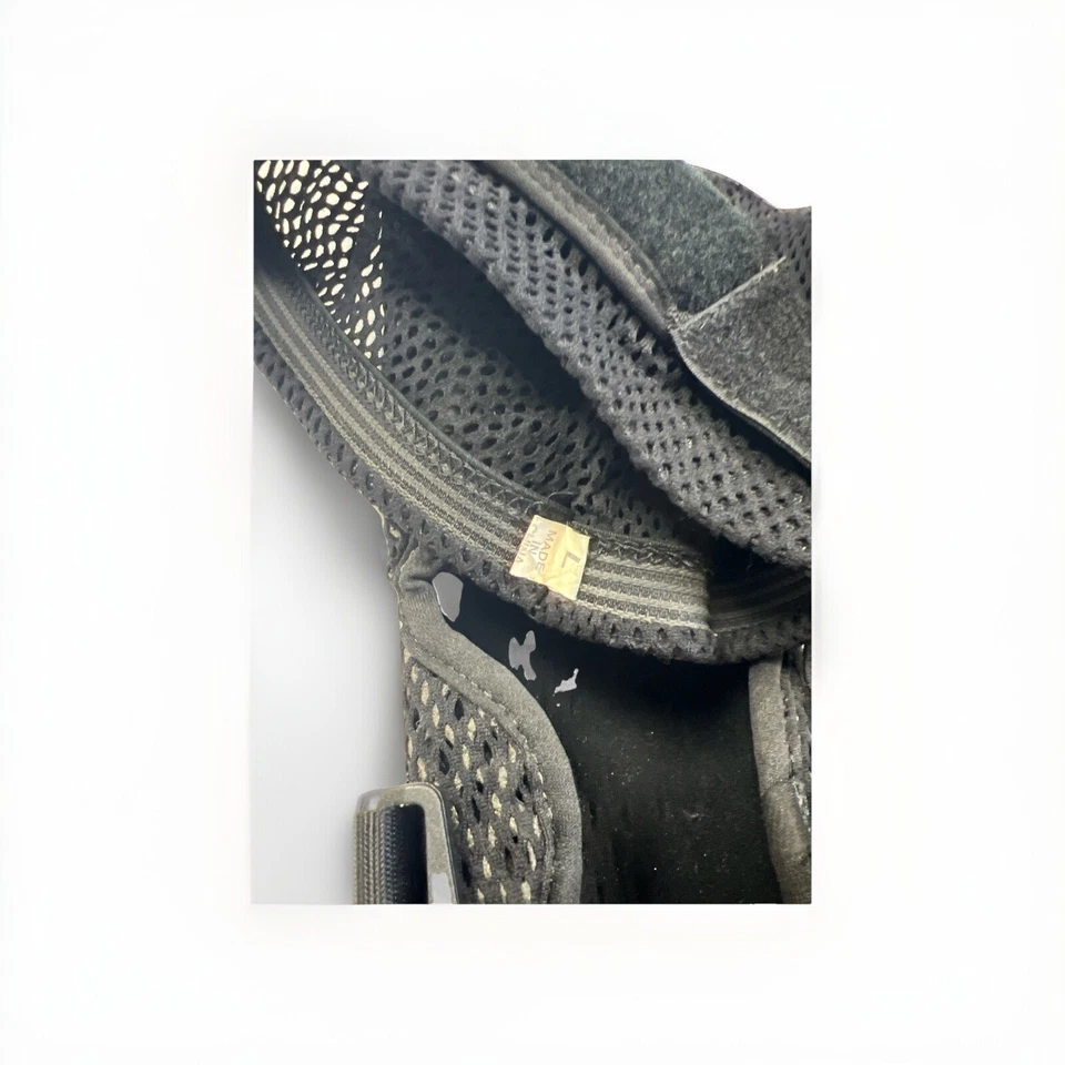 Protetores de joelho/canela de mountain bike Hammer grande preto/branco. Frete grátis ROCKGARDN - Imagem 3 de 4