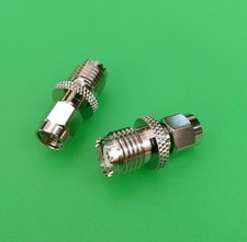  10 PCS SMA Male to Mini-UHF Female Connector - USA Seller