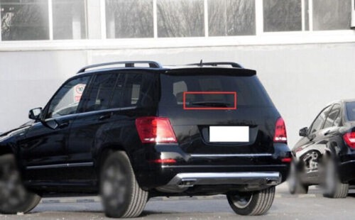 For Mercedes-Benz GLK 2009-2015 ABS Chrome Rear Window Rain Wipers Cover Trim - Picture 6 of 12