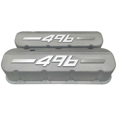 CR01カスタム4WS仕様美品　希少パーツ★高額メカ類★フルセット Big Block Chevy 496 Tall Valve Covers Raised Logo - Bead Blast