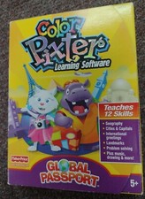 Color Pixter Learning Software Fisher Price Global Passport New Sealed VTG 2003