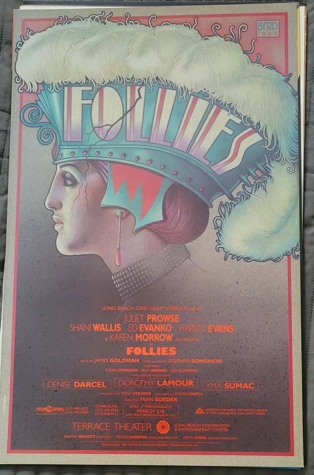 Broadway Poster Window Card 14X22" A Wide Range in Alpha Order | eBay