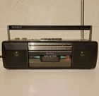 Vtg Sony CFS-220 AM/FM Cassette Portable Stereo (For Parts) EXCELLENT PROP