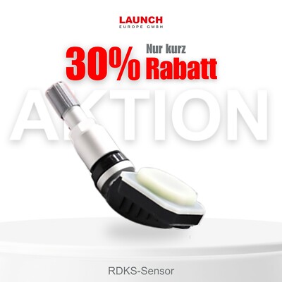 LAUNCH Reifendrucksensoren RDKS Sensoren 315/433MHZ,Gummi Schwarz,Universal,2026