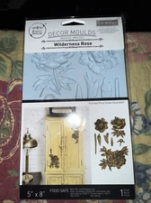 "Wilderness Rose" RETIRED Redesign with Prima Food Safe Decor Moulds #647506