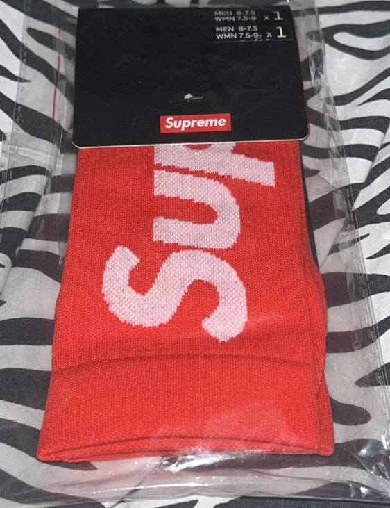 Supreme Nike Lightweight Crew Socks Red