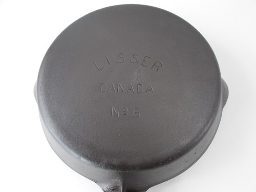 Rare Antique 1900's Lisser No. 6 Cast Iron Skillet 9" Dia. e-tanked & seasoned - Picture 3 of 8