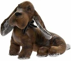 Faux Leather Daschund Dog Doorstop - Brand New Sitting Dachshund Dog Doorstop