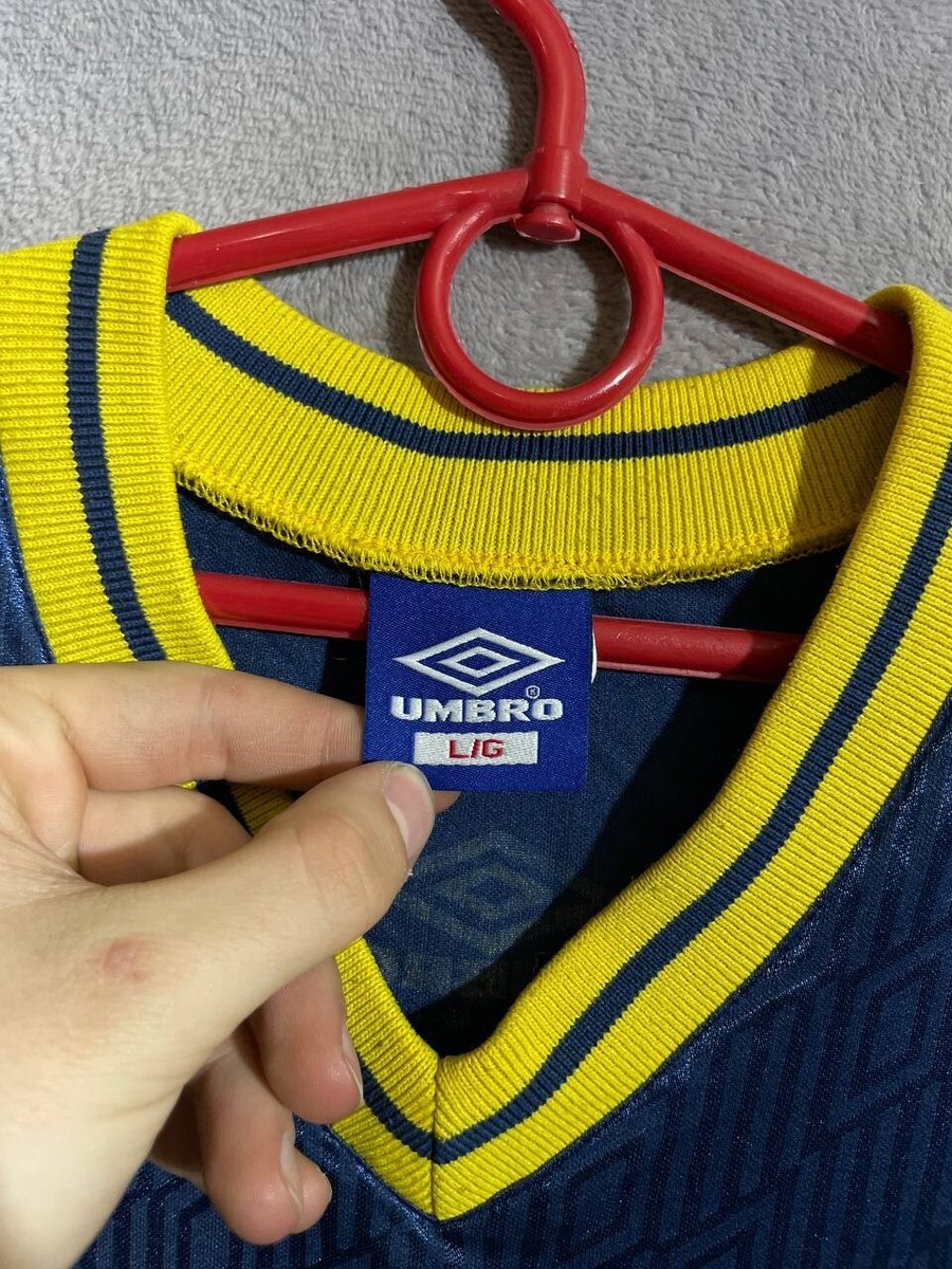 ウェア Scotland 1998  Soccer Uniform Scotland Team Umbro Football Shirt Home 1996/1997/1998