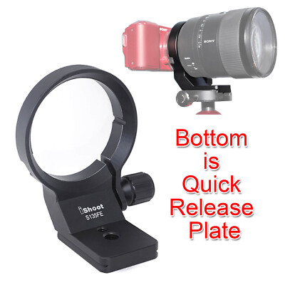 62.5mm Objektiv Stativschelle Tripod Mount Collar Ring für Sony FE 135mm F1.8 GM