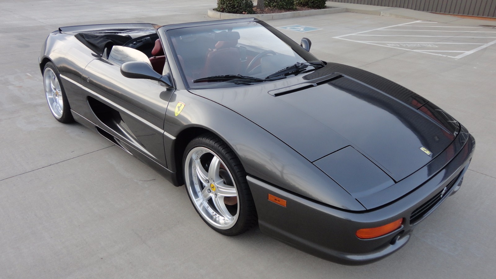 Ferrari 355, RH Lower Dash Panel, Burgandy, P/N 64478225