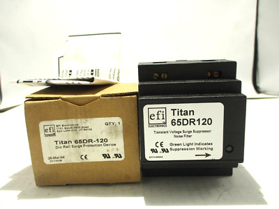 NEW EFI TITAN 65DR120 DIN RAIL SURGE PROTECTION DEVICE