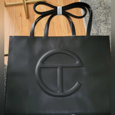 Telfar, Large Shopping Bag, Black - Perfect C...
