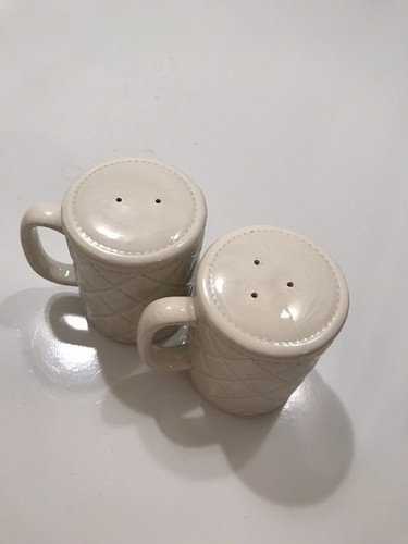 1983 Vintage Otagiri SHELLS CORAL BEACH Large Ceramic Salt & Pepper Shaker Set - Picture 5 of 12