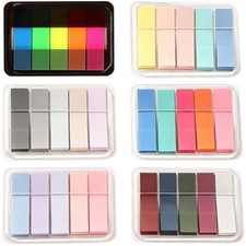 600PCS Sticky Index Tabs Transparent Sticky Page Markers Notes 600pcs 30color