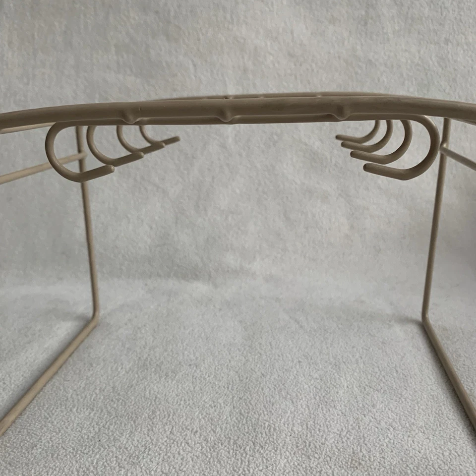 Armario organizador Rubbermaid vintage 8 platos platillos alambre recubierto Foto 3 de 4