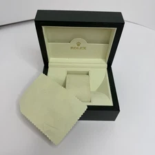 100% Genuine Rolex Vintage Small Green Wave Watch Box Ref 39137.08