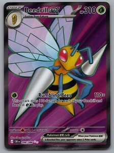 Beedrill ex 098/086 Chaos Rising Full Art Ultra Rare