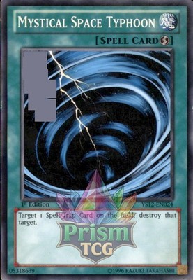 1st Ed Mystical Space Typhoon YS12-DE024 Yugioh